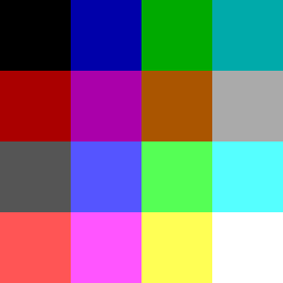 16-color EGA palette