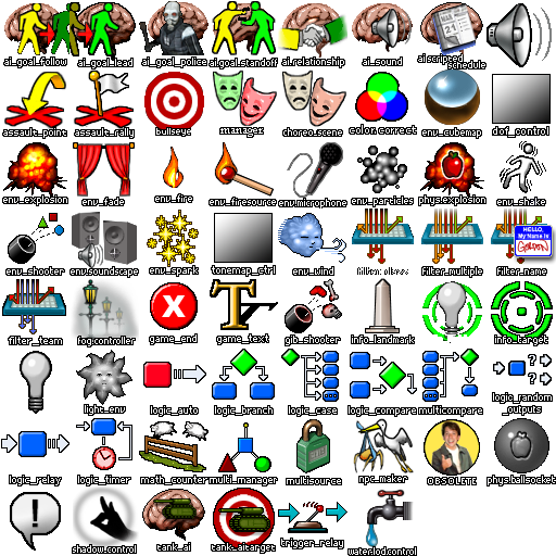 a grid of entity icons from hammer editor